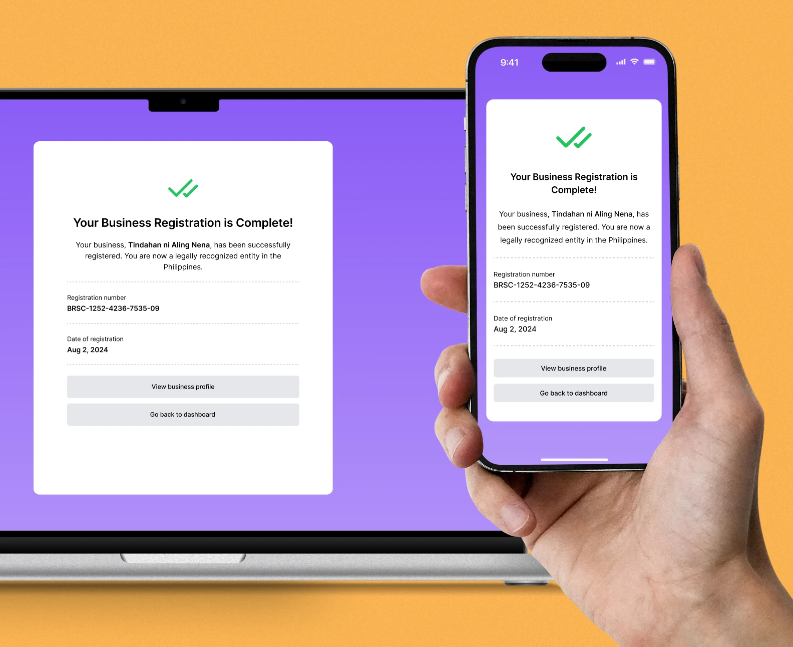 Online Business Registration System